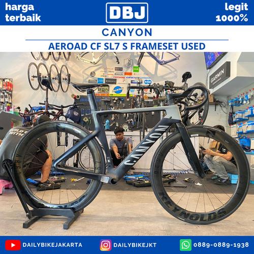 Jual FRAMESET SEPEDA ROADBIKE CANYON AEROAD CF SL7 DISCBRAKE S