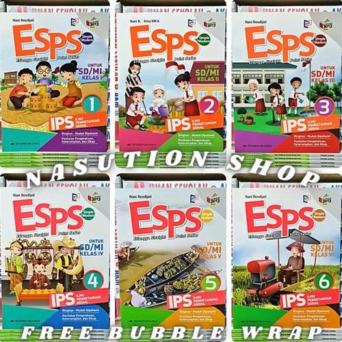 Jual NEW Buku Esps Ips Kelas 1 2 3 4 5 6 SD K13 Revisi Erlangga ...