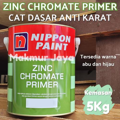 Jual Nippon Zinc Chromate 5Kg Cat Dasar Besi Anti Karat Abuabu