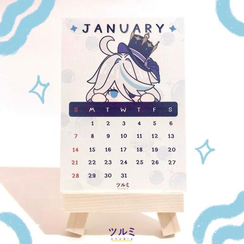 Jual Genshin Impact 2024 Calendar / Kalender 2024 Genshin Impact