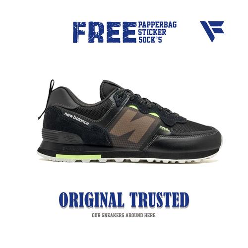 Promo New Balance 574 'Black Bleached Lime Glow' Original - 43 - Kota  Bandung - Fancy.labs | Tokopedia
