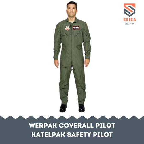 Promo Katelpak Safety Pilot Werpak Coverall Pilot Seragam Pilot