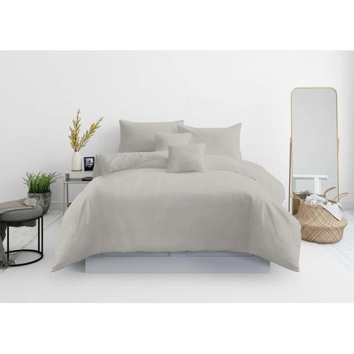 Promo AKEMI Cotton Essentials Colour Home Divine Dusty Cream Bed Sheet