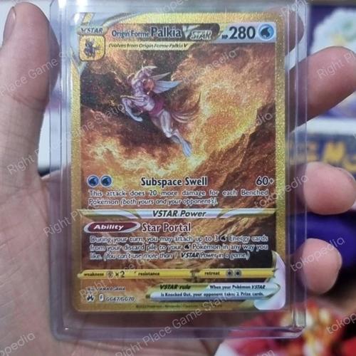 Jual TCG Origin Forme Palkia VSTAR GG67/GG70 Gold Secret Crown Zenith ...