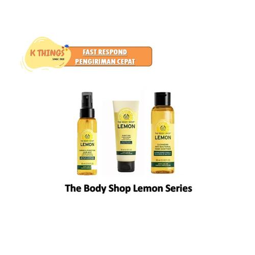Promo THE BODY SHOP Lemon Face Wash Moisturising & Cleansing Hand Gel