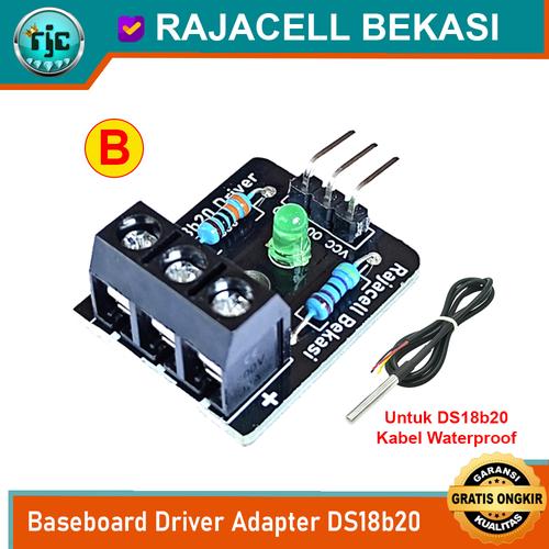 Jual Module PCB Baseboard Driver Sensor Suhu DS18B20 Dudukan Breakout ...