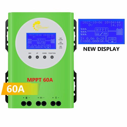 Jual MPPT 60A 12V 24V 48V SOLAR CHARGE CONTROLLER SCC SOLAR PANEL Kab
