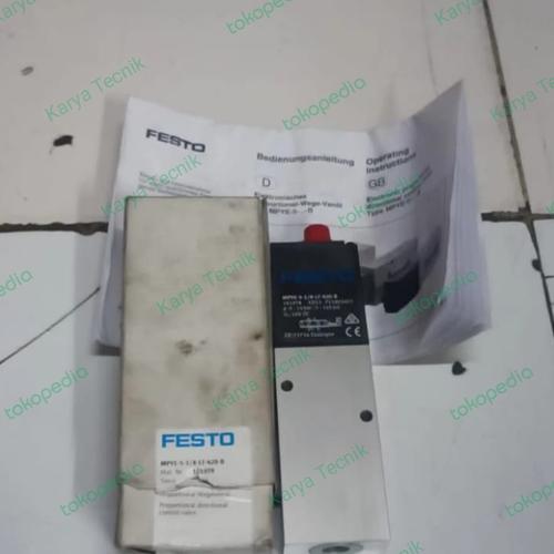 Vanne Proportionnelle Festo MPYE-5-3/8-420-B 161981 – Pour Automatisme Industriel