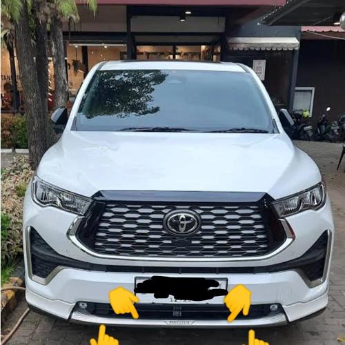 Spoiler Innova Zenix Jual Bodykit spoiler bumper depan innova zenix modelista original ...