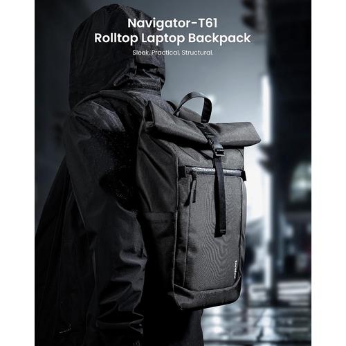 tomtoc RollTop Laptop Backpack Navigator T61 Commute Expandable Casual  Biru di Tomtoc Indonesia Tokopedia