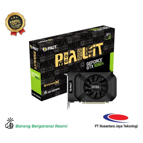 Jual Palit VGA GeForce GTX 1050 Ti StormX 4096MB 128bit GDDR5