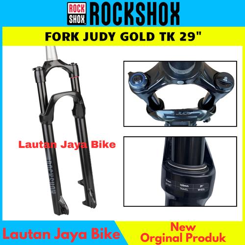 Fourche ROCKSHOX JUDY SILVER TK REMOTE 27.5 SoloAir Conique Axe 15x110
