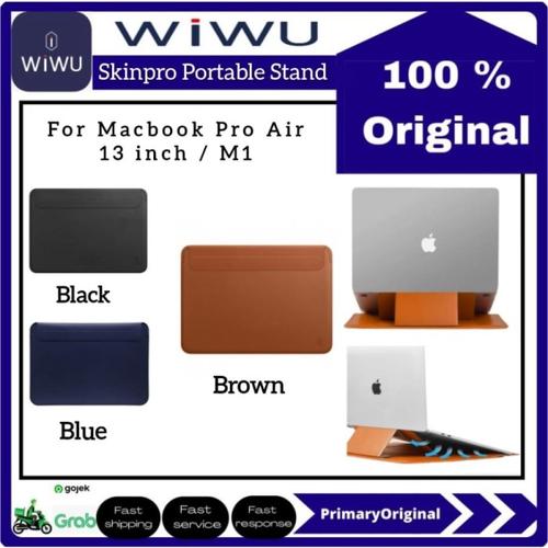 Promo Sleeve Macbook Pro Air 13 Inch M1 WIWU Skin Pro Portable Stand ...