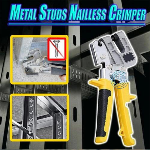 Handle Bolt Crimper, Light Steel Keel Fixed Punch Pliers, Hole Punch Pliers Metal Punch Lock Drywall Hand Tool For Decoration Ceiling