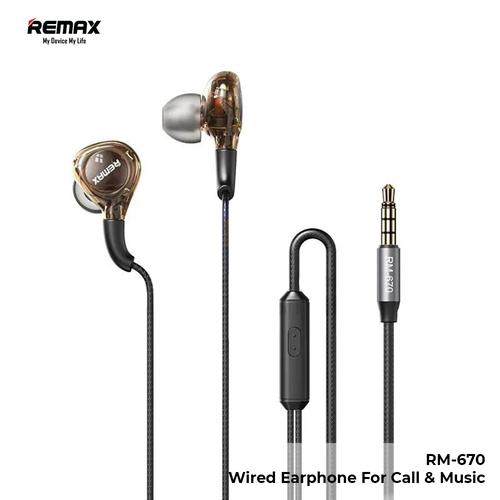 Promo Remax Earphone Wired Jack 3,5mm For Call & Music IN-Ear Braided ...