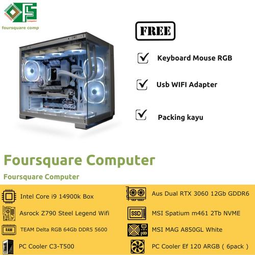 Jual PC Gaming Sultan Intel Core i9 14900K Full White Resmi - Kota ...