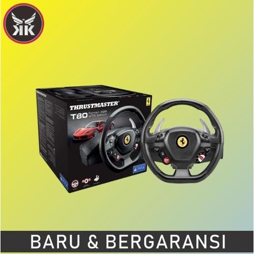 Jual GAMEPAD STEERING WHEEL THRUSTMASTER T80 FERARRI 488 GTB PC/PS3/PS4