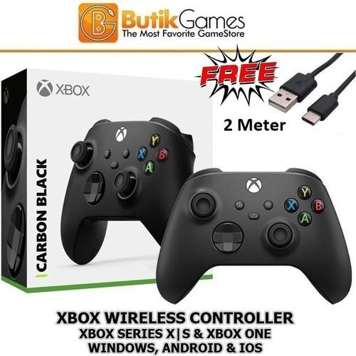 Promo Stick Xbox Series X S XBOX One Wireless Controller Hitam Carbon