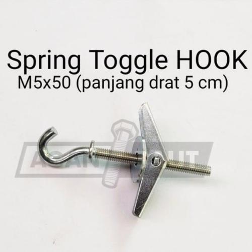 Jual Spring Toggle HOOK M5x50 (5 cm) - Kota Bandung - Agan Baut | Tokopedia
