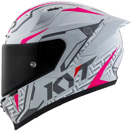 Promo HELM KYT STRIKER 2 (VISOR CLEAR) ASPHALT GREY/FUXIA M Cicil