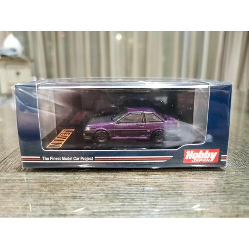 Jual 64 Hobby Japan Toyota Corolla Levin (AE86) Carbon Bonnet Purple ...