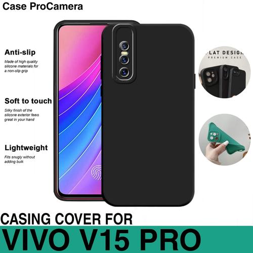 Softcase Vivo Vivo V15 Pro Case Premium Quality Leather Case Back