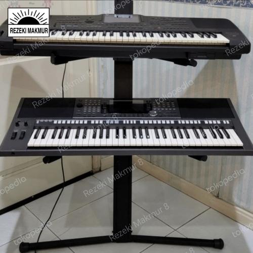 Jual STAND KEYBOARD 2 SUSUN TINGKAT TIANG BESI RAK LK 509 - Jakarta ...