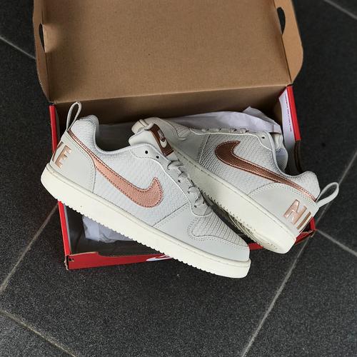 nike court borough low premium light bone