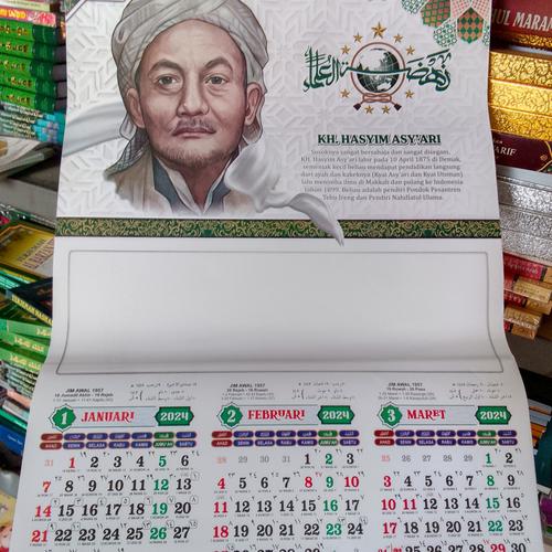 Jual KALENDER NU 2024 Tanggalan Jawa Masehi Almanak Hijriyah - Kota 