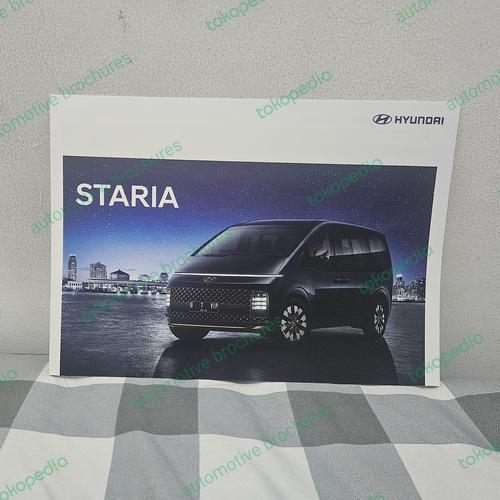 Jual brosur katalog mobil hyundai staria 2021 leaflet Kota Surabaya