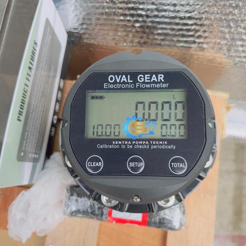 Jual Flow meter solar OGM-50E 2 inch Oval Gear Flowmeter electronic 2 ...