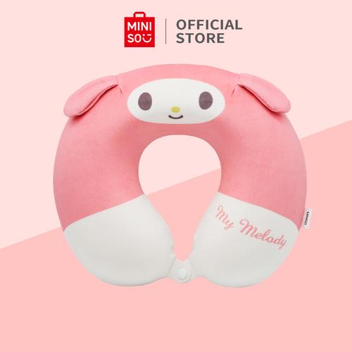 Promo MINISO X SANRIO Bantal Leher Lembut Ushaped Travel Neck Pillow
