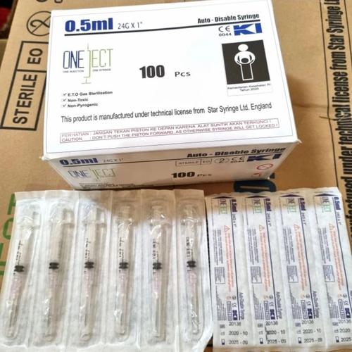 Produk Oneject Jual Oneject Syringe Spuit 0.5ml Jarum Suntik Disposable - Jakarta ...