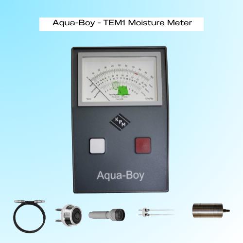 Jual AQUA BOY TEM1 Moisture Meter for Textiles/Fabric + Calibrate