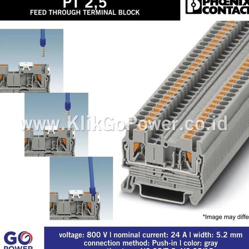 Jual ZL Phoenix Contact FeedThrough Terminal Block PT 2.5