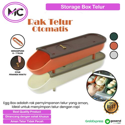 Jual Rak Telur Susun Otomatis Box Penyimpanan Telor Egg Storage Panjang ...