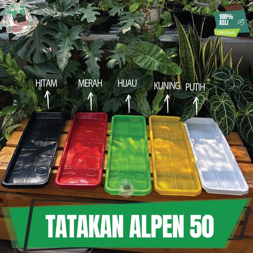 Jual Tatakan Alas Pot Segi Panjang Tanaman Hias Polos Tutup Wadah Pot ...