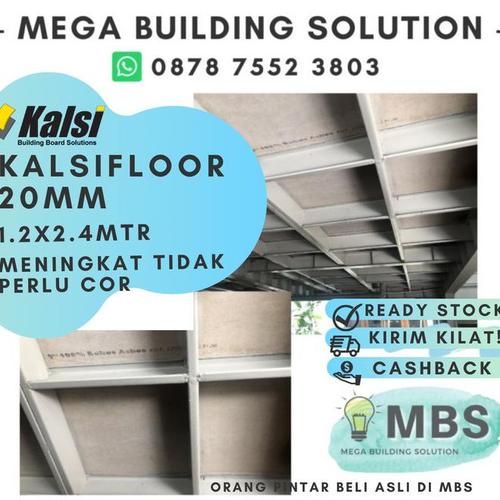Jual Ef Kalsifloor 20 Mm Papan Semen Untuk Lantai Mezzanine Kalsi