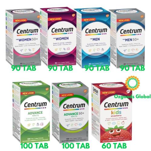 Jual CENTRUM KIDS KID ADVANCE MEN WOMEN 50 PLUS 50+ MADE IN Au - MEN ...