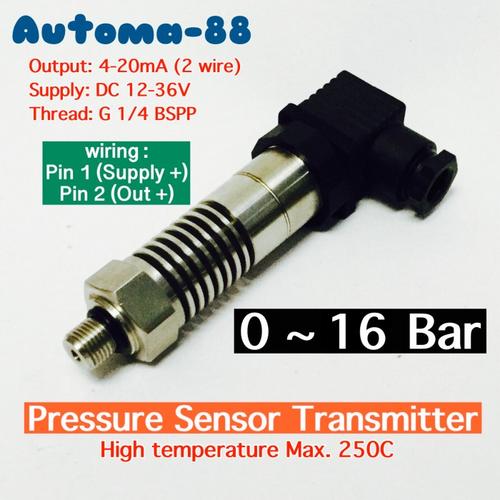 Transmetteur De Pression Trafag 8438.69.2648 0.4-2 Bar, Sortie 4-20mA, 9-30VDC, Câble 14m