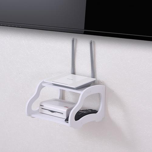 Jual Rak Dinding Gantung Tempat Wifi Remote Router 2 Susun Ambalan ...