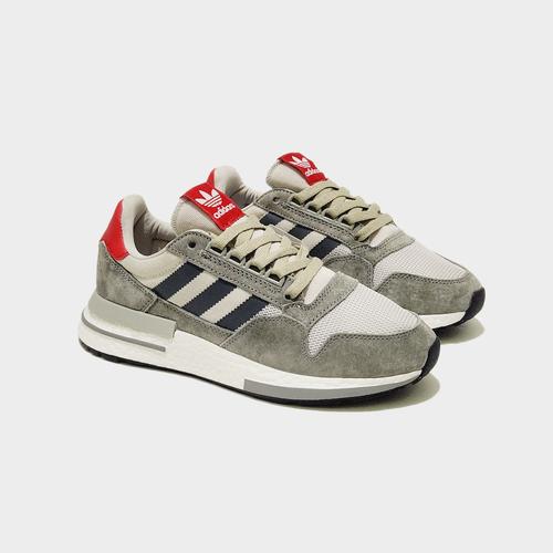 Jual Sepatu Pria Adidas ZX 500 Boost Og / Grey Four Scarlet Colorway / BNIB  - Grey Scarlet, 39 - Kota Bandung - Maripowsa | Tokopedia