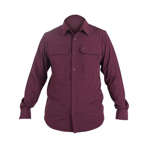 Kemeja Lengan Panjang Flofory Violet