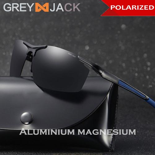 Promo Grey Jack Sunglasses Polarized Model Sport Aluminium Magnesium