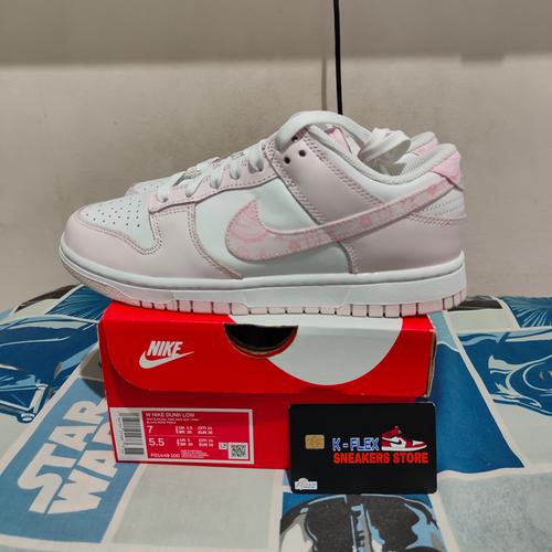 Nike Dunk Low Pink Paisley di K-flex Sneakers Store Tokopedia