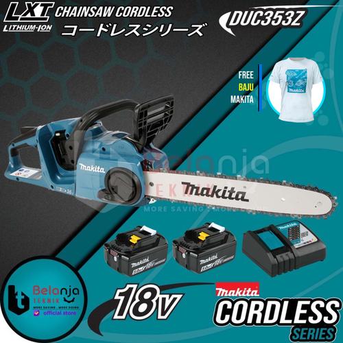 Promo Makita Chainsaw Cordless DUC353Z 36V Gergaji Potong Kayu