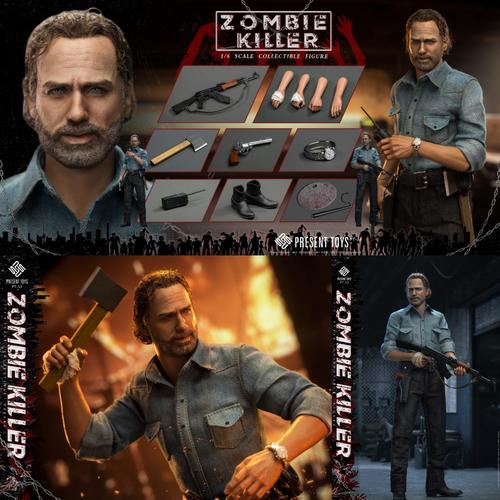 PRESENT TOYS 1/6 ゾンビ キラー PT-sp53 Preorder! Present Toys SP53 1/6 Scale Zombie Killer – Pop