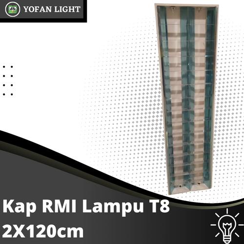 Jual Kap RMI Lampu T8 2X120cm / Kap Lampu TL RMI T8 2X120cm - Kota ...
