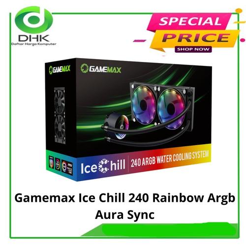 Jual Gamemax Ice Chill 240 Rainbow Argb Aura Sync Jakarta Pusat