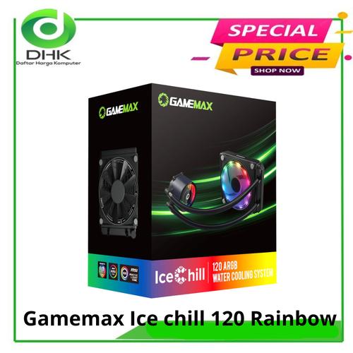 Jual GAMEMAX CPU COOLER ICE CHILL 120 RAINBOW ARGB Aura Sync AIO